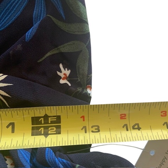 Meghan LA Floral Halter Maxi Dress M NWT Fairy Boho Chiffon Backless Ethereal - Picture 10 of 11